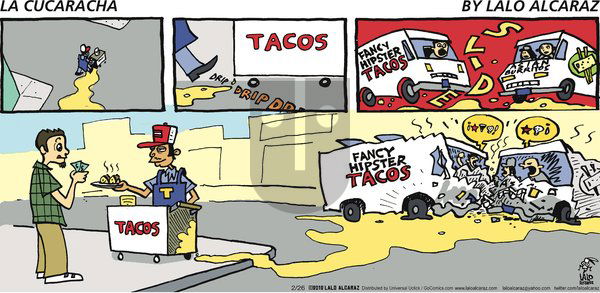La Cucaracha on Sunday February 26, 2012 Comic Strip