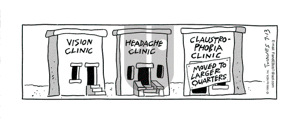 Frank and Ernest on Thursday July 13, 1995 Comic Strip