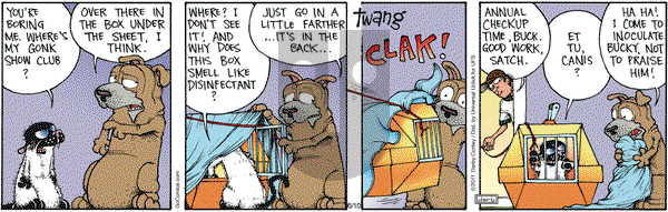 Get Fuzzy on Monday June 10, 2013 Comic Strip