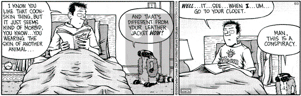 Get Fuzzy on Thursday August 3, 2000 Comic Strip