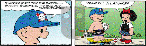 Nancy on Thursday June 9, 2016 Comic Strip