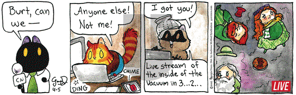 Breaking Cat News on Saturday April 5, 2025 Comic Strip