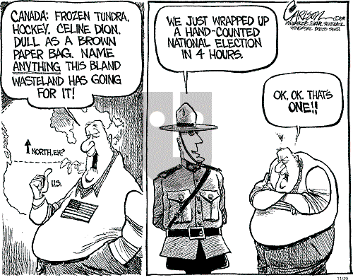 Stuart Carlson on Wednesday November 29, 2000 Comic Strip