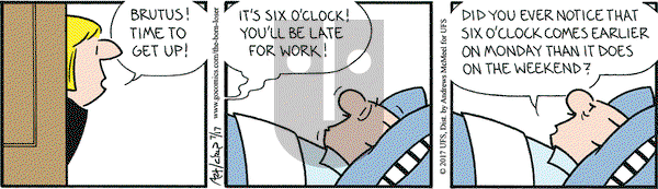 The Born Loser on Monday July 17, 2017 Comic Strip