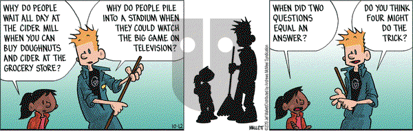 Frazz on Saturday October 12, 2019 Comic Strip