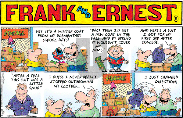 Frank and Ernest on Sunday February 20, 2011 Comic Strip