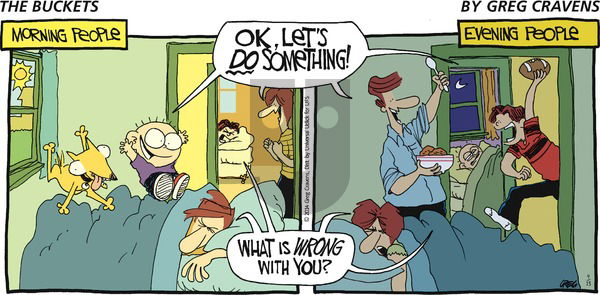 The Buckets on Sunday April 13, 2014 Comic Strip