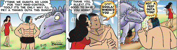 Alley Oop on Monday May 15, 2017 Comic Strip