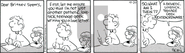 Drabble on Sunday October 24, 1999 Comic Strip