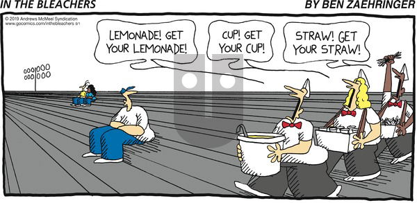 In the Bleachers on Sunday September 1, 2019 Comic Strip