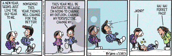 Grand Avenue on Monday January 5, 2009 Comic Strip