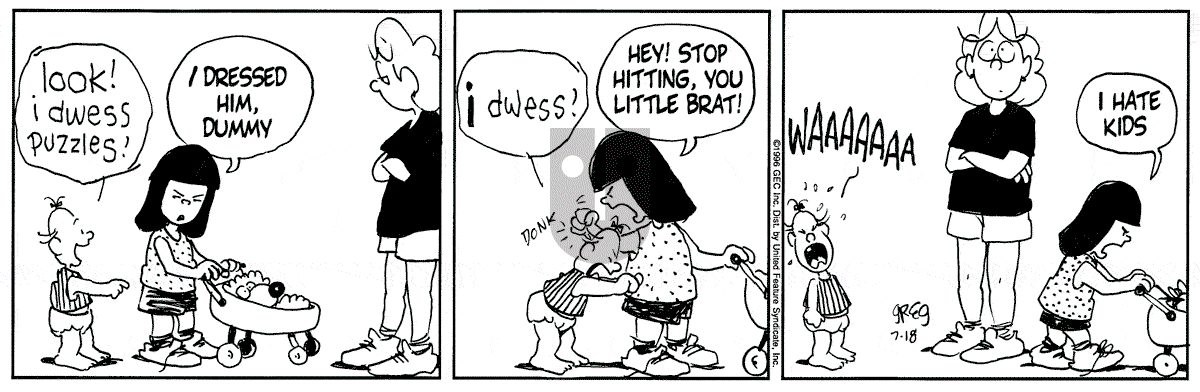 Luann - Thursday July 18, 1996 Comic Strip