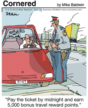 Cornered on Saturday November 9, 2019 Comic Strip