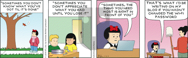 Nancy on Tuesday October 29, 2019 Comic Strip