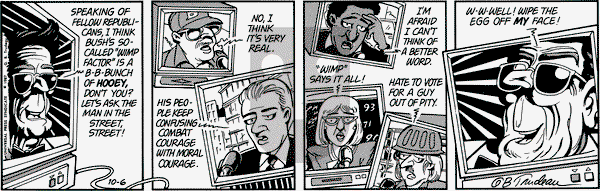 Doonesbury on Tuesday October 6, 1987 Comic Strip