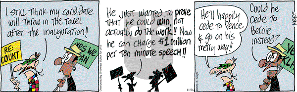 The Knight Life on Saturday November 26, 2016 Comic Strip