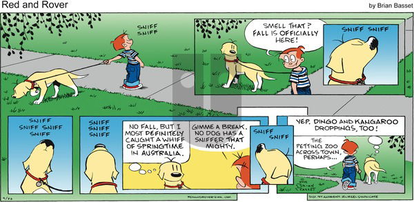 Red and Rover on Sunday September 22, 2019 Comic Strip