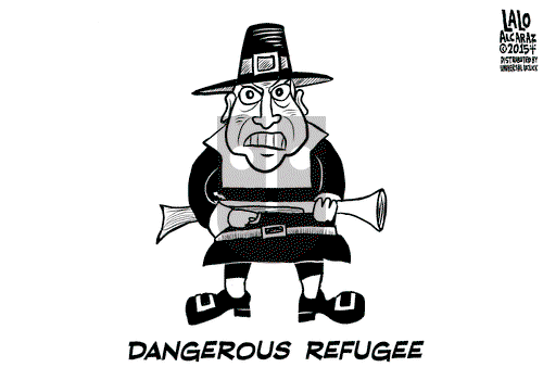 Lalo Alcaraz on Tuesday November 24, 2015 Comic Strip