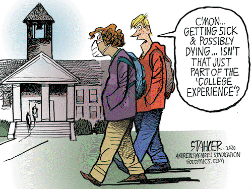 Jeff Stahler on Wednesday September 16, 2020 Comic Strip