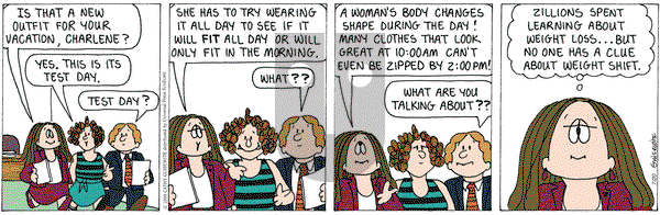 Cathy Classics on Tuesday July 20, 2004 Comic Strip