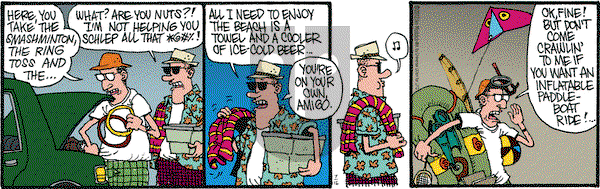 Monty on Monday July 16, 2012 Comic Strip