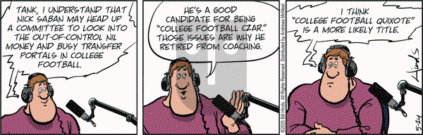 Tank McNamara on Saturday May 24, 2025 Comic Strip