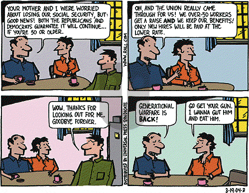 Ted Rall on Saturday April 10, 2004 Comic Strip