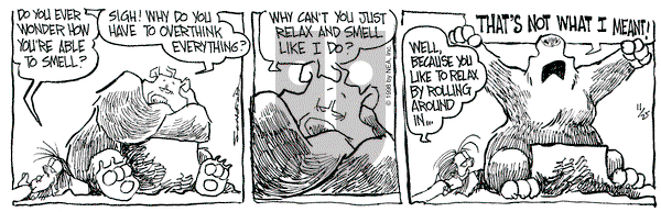 The Grizzwells on Wednesday November 25, 1998 Comic Strip