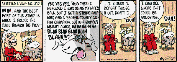 DeFlocked on Thursday October 2, 2014 Comic Strip
