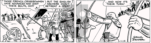 Alley Oop on Saturday November 15, 1997 Comic Strip