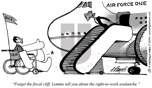 Henry Payne on Tuesday December 11, 2012 Comic Strip