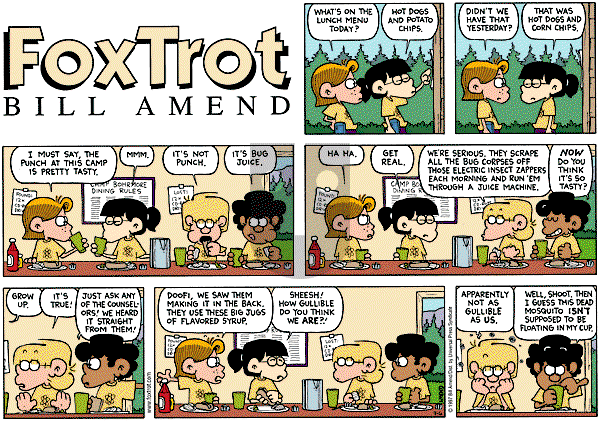 FoxTrot on Wednesday October 8, 1997 Comic Strip
