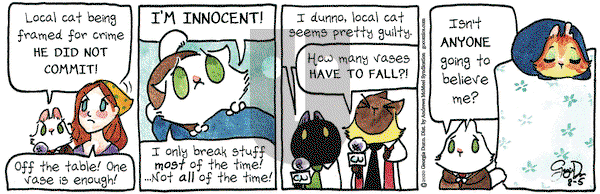 Breaking Cat News on Wednesday August 5, 2020 Comic Strip