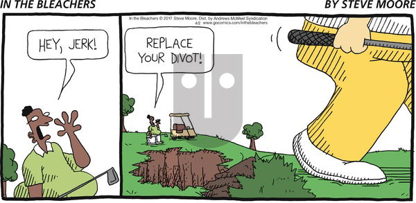 In the Bleachers on Sunday April 2, 2017 Comic Strip