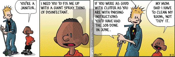Frazz on Thursday August 3, 2017 Comic Strip