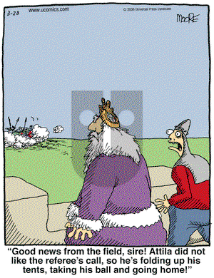 In the Bleachers on Thursday March 23, 2006 Comic Strip