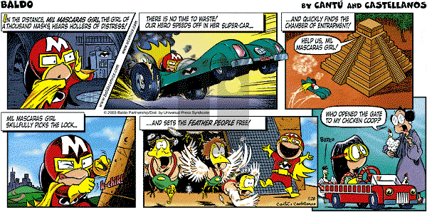 Baldo - Sunday January 26, 2003 Comic Strip