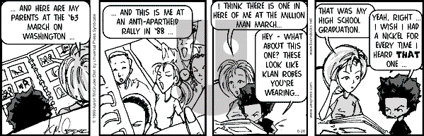 The Boondocks - Saturday June 26, 1999 Comic Strip