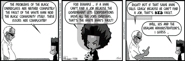 The Boondocks on Wednesday February 29, 2012 Comic Strip
