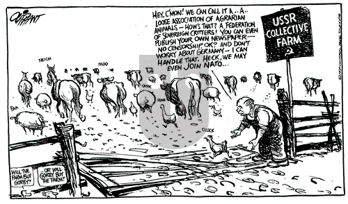 Pat Oliphant on Wednesday June 13, 1990 Comic Strip