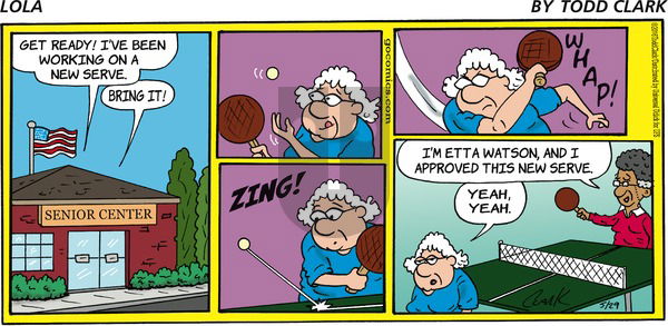 Lola on Sunday May 29, 2016 Comic Strip