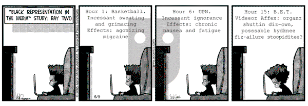 The Boondocks on Monday December 10, 2012 Comic Strip