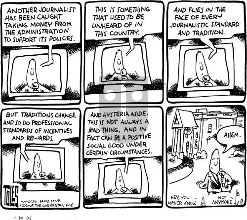 Tom Toles on Sunday January 30, 2005 Comic Strip