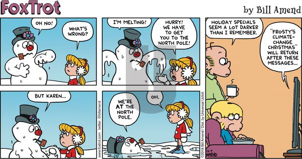FoxTrot on Sunday December 9, 2018 Comic Strip