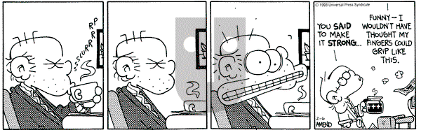 FoxTrot on Saturday February 6, 1993 Comic Strip