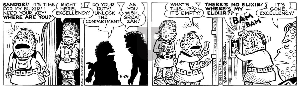 Alley Oop - Friday May 29, 1998 Comic Strip