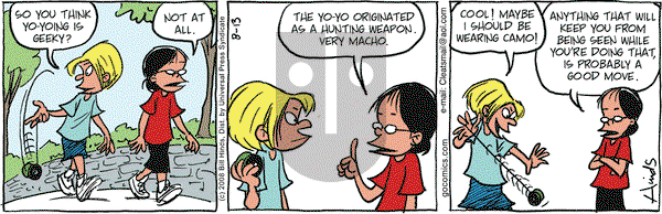 Cleats on Wednesday August 13, 2008 Comic Strip
