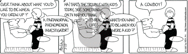 The Born Loser on Thursday March 27, 1997 Comic Strip