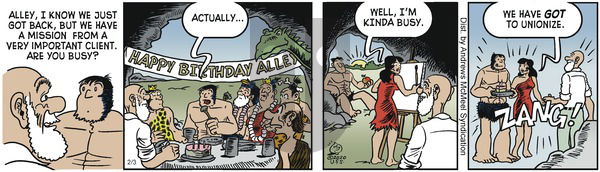Alley Oop on Monday February 3, 2020 Comic Strip