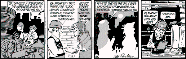 Doonesbury on Friday April 6, 1990 Comic Strip